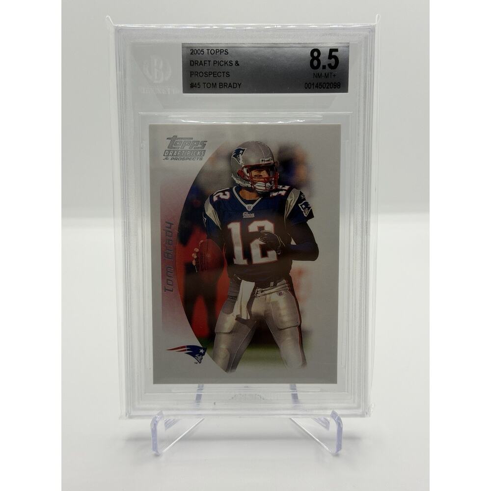 2005 Topps Draft Picks Tom Brady #45 PGS 8.5 NM/MT+ Ne England Patriots Pats